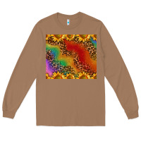 Toasted Coconut pride sunflower  rainbow leopard Long Sleeve Tee - AdoDesignShop
