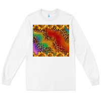 White pride sunflower  rainbow leopard Long Sleeve Tee - AdoDesignShop