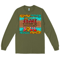 Army Green sassy little soul Long Sleeve Tee - HRA Design Shop