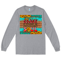 Heather Grey sassy little soul Long Sleeve Tee - HRA Design Shop