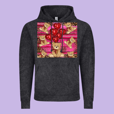 Valentines Day Teddy Bear Tumbler Vintage Hoodie Designed By Ranaportraitstore