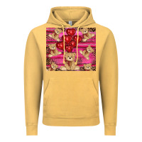 Vintage Mustard valentines day teddy bear tumbler Vintage Hoodie - RanaPortraitStore