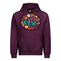 Mauve Wine you are Urban Hoodie - Artiststas