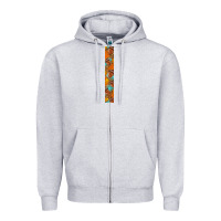 Heather Grey fall leaf Zipper Hoodie - BundleAndBundleShop