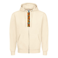 Sandshell fall leaf Zipper Hoodie - BundleAndBundleShop