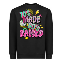 Black 70s made 80s raised Heavyweight Sweatshirt - texasbilliewilder