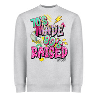 Heather Grey 70s made 80s raised Heavyweight Sweatshirt - texasbilliewilder
