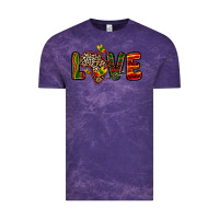 Cloud Purple love africa map Vintage Tee - Zillion Design Studio