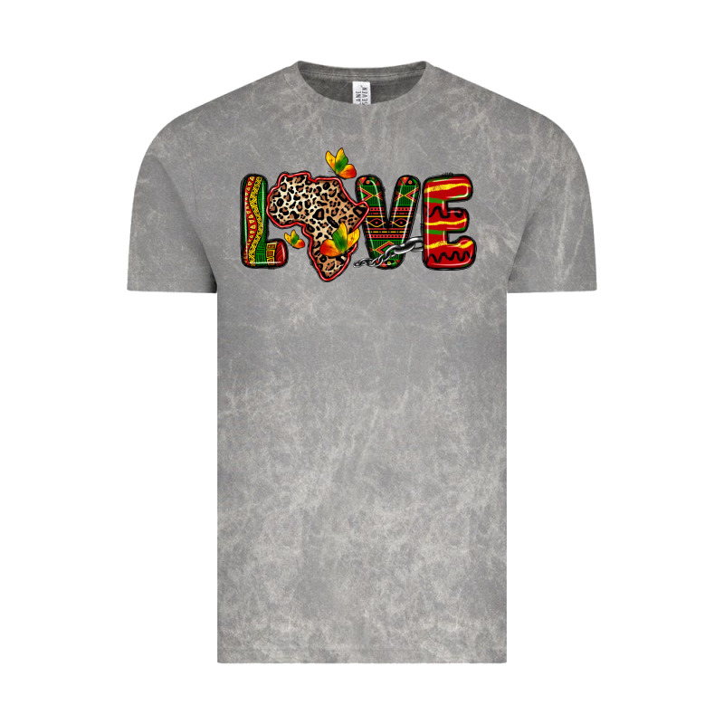 Love Africa Map Vintage Tee by Zillion Design Studio | Teevron