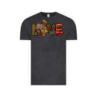 Vintage Black love africa map Vintage Tee - Zillion Design Studio