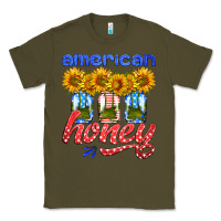 Army Green american honey sunflower mason jar Classic Tee - HRA Design Shop