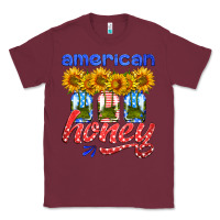 Burgundy american honey sunflower mason jar Classic Tee - HRA Design Shop