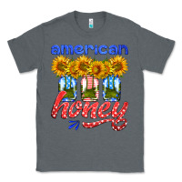 Charcoal Heather american honey sunflower mason jar Classic Tee - HRA Design Shop