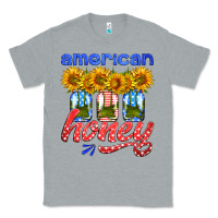 Heather Grey american honey sunflower mason jar Classic Tee - HRA Design Shop