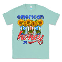 Seafoam american honey sunflower mason jar Classic Tee - HRA Design Shop
