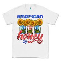 White american honey sunflower mason jar Classic Tee - HRA Design Shop