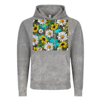 Cloud Rock western daisy and sunflower Vintage Hoodie - RanaPortraitStore