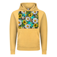 Vintage Mustard western daisy and sunflower Vintage Hoodie - RanaPortraitStore