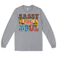Heather Grey sassy little soul Long Sleeve Tee - HRA Design Shop