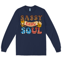 Navy sassy little soul Long Sleeve Tee - HRA Design Shop