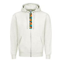 Oatmeal Heather fall pumkin Zipper Hoodie - BundleAndBundleShop