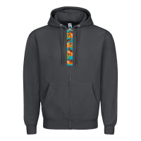 Smoke fall pumkin Zipper Hoodie - BundleAndBundleShop