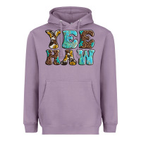 Lavender western sunflowers turquoise leopard yee haw Heavyweight Hoodie - BarkalooDesign