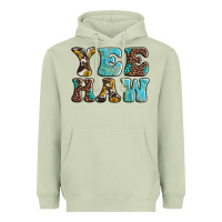 Matcha western sunflowers turquoise leopard yee haw Heavyweight Hoodie - BarkalooDesign