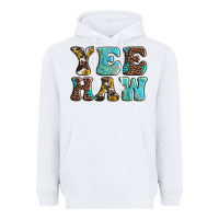 White western sunflowers turquoise leopard yee haw Heavyweight Hoodie - BarkalooDesign