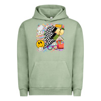Pigment Oil Green retro teacher Urban Hoodie - Artiststas