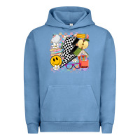Pigment Pebble Blue retro teacher Urban Hoodie - Artiststas