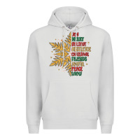 Dove Grey christmas snowflake Premium Hoodie - MaliasSmallBusiness