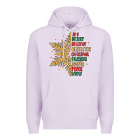 Lilac christmas snowflake Premium Hoodie - MaliasSmallBusiness