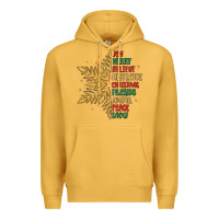 Mustard christmas snowflake Premium Hoodie - MaliasSmallBusiness