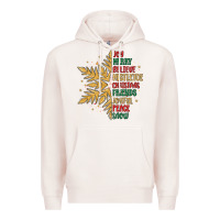 Pale Pink christmas snowflake Premium Hoodie - MaliasSmallBusiness