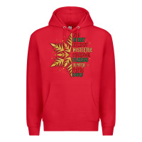 Red christmas snowflake Premium Hoodie - MaliasSmallBusiness
