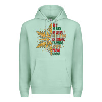 Seafoam christmas snowflake Premium Hoodie - MaliasSmallBusiness