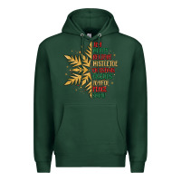 Sports Green christmas snowflake Premium Hoodie - MaliasSmallBusiness