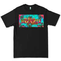 Black dreamer with butterfly and tie dye  licance  plate Premium Tee - Artiststas