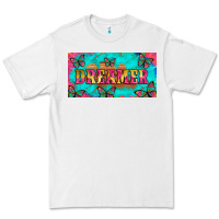 White dreamer with butterfly and tie dye  licance  plate Premium Tee - Artiststas
