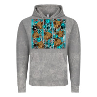 Cloud Rock western aztec highland cow Vintage Hoodie - RanaPortraitStore