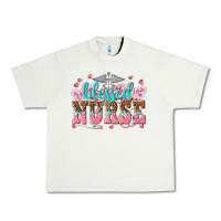 Pistachio blessed nurse Urban Heavy Tee - texasbilliewilder