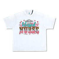 White blessed nurse Urban Heavy Tee - texasbilliewilder