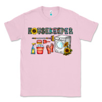 Bubblegum Pink housekeeper Classic Tee - CowhideDigitalArt