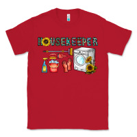 Red housekeeper Classic Tee - CowhideDigitalArt