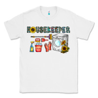White housekeeper Classic Tee - CowhideDigitalArt