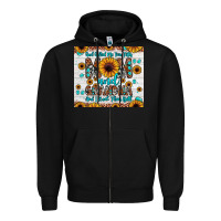 Black god gifted me two titles mom and grandma and i rock them both Zipper Hoodie - JahusDesignShop