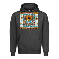Charcoal Heather god gifted me two titles mom and grandma and i rock them both Zipper Hoodie - JahusDesignShop