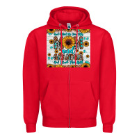 Red god gifted me two titles mom and grandma and i rock them both Zipper Hoodie - JahusDesignShop