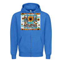 True Royal god gifted me two titles mom and grandma and i rock them both Zipper Hoodie - JahusDesignShop